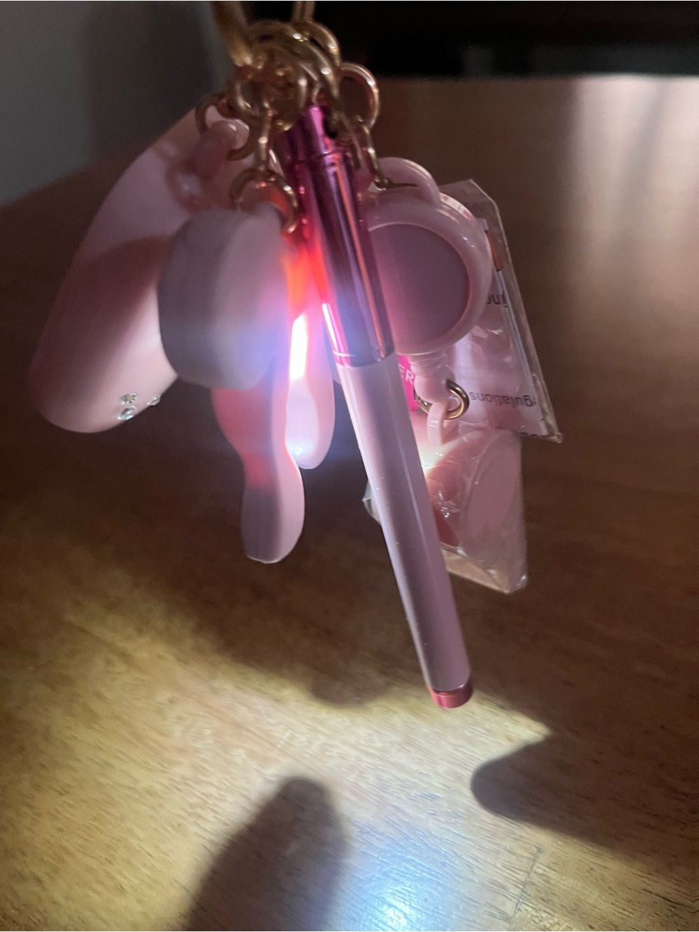 Bath & Body Works Light-Up Multi-Function Keychain in Soft Pink - Picture 5 of 5